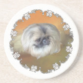 Deep Amber Zandsteen Onderzetter (Voorkant)