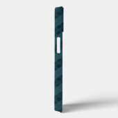 Deep Aqua Navy Blue Custom Monogram iPhone 6 Coque (Verso / Droite)