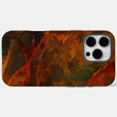 Deep Autumn Rich Aardse Abstracte Herfst Case-Mate iPhone Case (Achterkant (horizontaal))