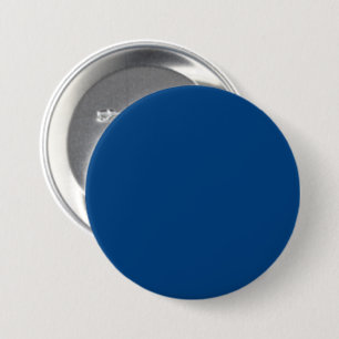 Deep Azure Blue 004080 Color - Een naam toevoegen Ronde Button 7,6 Cm