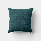 Deep Blauwgroen Brick Pattern Lumbar en Sierkussen (Achterkant)