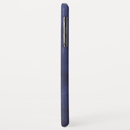 Deep Blue Bokeh Hoesje-Mate iPhone XS Max Hoesje (Achterkant/links)