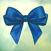 Deep Blue Bow Window Decal (Vel 3)