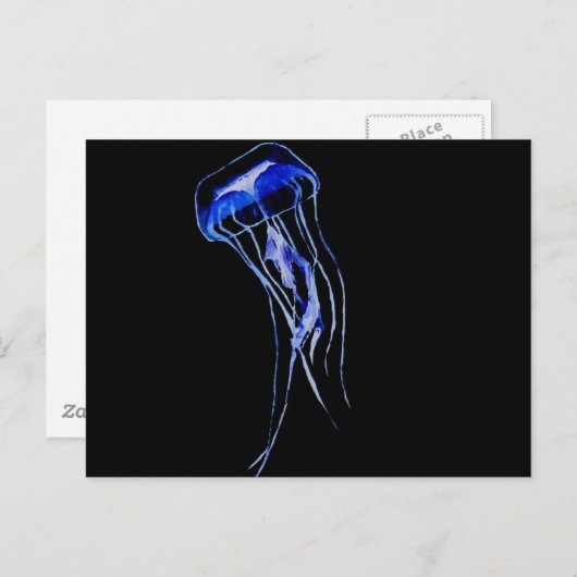 Deep Blue Briefkaart (Voorkant / Achterkant)