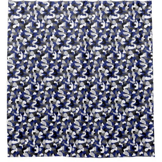 DEEP BLUE CAMO DOUCHEGORDIJN (Voorkant)