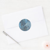 Deep Blue Dreams  Zeemeermin Sticker (Envelop)
