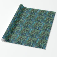 Deep Blue en Green Peafowl Feathers