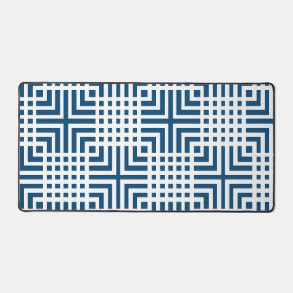 Deep Blue en White Japans print Bureaumat