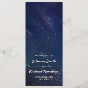 Deep Blue Galaxy huwelijksceremonie programma
