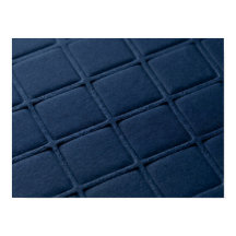 Deep Blue Geperste Grid Textuur Poster