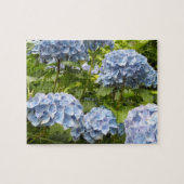 Deep Blue Hydrangeas Legpuzzel (Horizontaal)