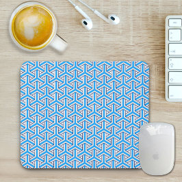 Deep Blue Japanese Pattern Mouse Pad Muismat