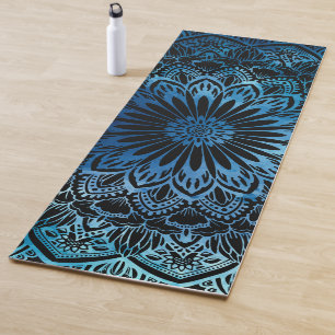 Deep Blue Mandala Yogamat
