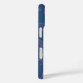 Deep Blue met roze tijgers Case-Mate iPhone Case (Achterkant / Rechts)