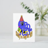 Deep Blue Nieuwjaar Feestdagenkaart (Staand voorkant)