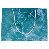 Deep Blue Ocean Waves Beach Groot Cadeauzakje (Achterkant)