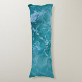 Deep Blue Ocean Waves Lichaamskussen (Voorkant Verticaal)