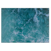 Deep Blue Ocean Waves Snijplank (Voorkant)