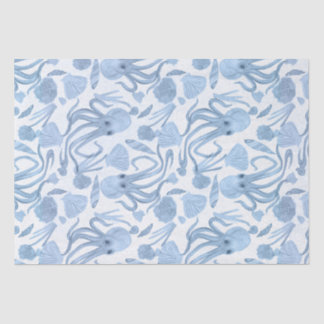 Deep Blue Octo Tissue Paper Tissuepapier