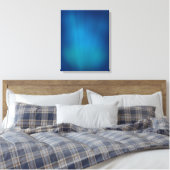 Deep Blue Onderwater Glow Canvas Afdruk (Insitu (Slaapkamer))