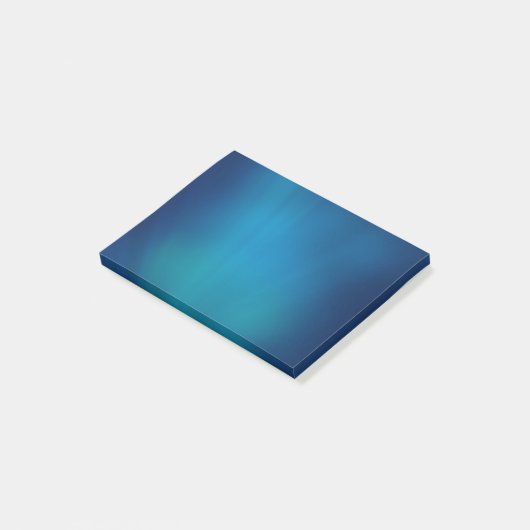 Deep Blue Onderwater Glow Post-it® Notes (Schuin)