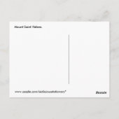 Deep Blue Sky Mount Saint Helens Briefkaart (Achterkant)