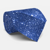 Deep Blue Sparkle-Stropdas Stropdas (Opgerold)