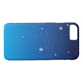 Deep Blue Sterrennacht Sky Case-Mate iPhone Case (Achterkant (Horizontaal))