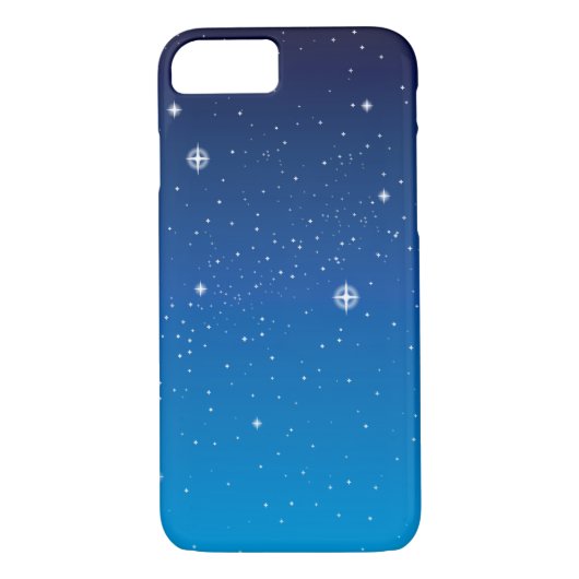 Deep Blue Sterrennacht Sky Case-Mate iPhone Case (Achterkant)