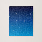 Deep Blue Sterrennacht Sky Legpuzzel (Verticaal)
