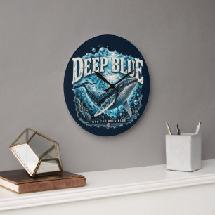 DEEP BLUE Walvis Oceaan Avontuur Grote Klok