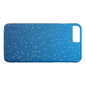 Deep Blue Water en kleine bubbels Case-Mate iPhone Case (Achterkant (Horizontaal))