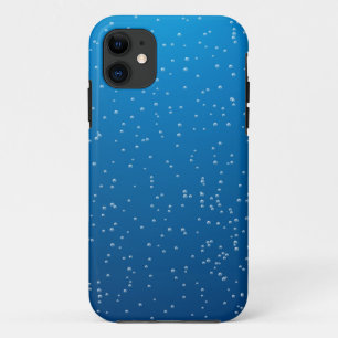 Deep Blue Water en TIny Bubbles iPhone 11 Hoesje