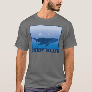 Deep Blue Whale T-shirt