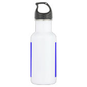 Deep Blue White Star Waterfles (Achterkant)