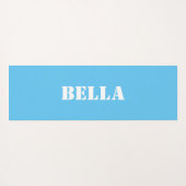 Deep Blue Zee Corals Yoga Mat (Achterkant (horizontaal))