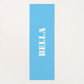 Deep Blue Zee Corals Yoga Mat (Achterkant)