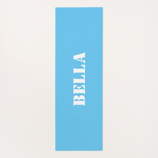 Deep Blue Zee Corals Yoga Mat (Achterkant)