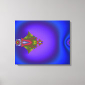 Deep Bluish Fractal Canvas Afdruk (Voorkant)