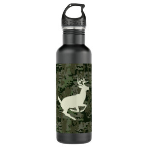 Deep Bossen Digital Camouflage Camo Deer Waterfles