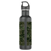 Deep Bossen Digital Camouflage Camo Deer Waterfles (Achterkant)