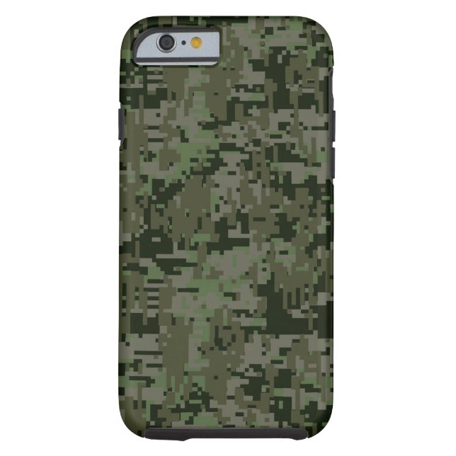 Deep Bossen Digital Camouflage Camo Pattern Case-Mate iPhone Case (Achterkant)