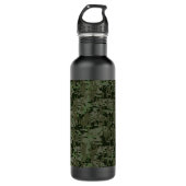 Deep Bossen Digital Camouflage Camo Pattern Waterfles (Voorkant)