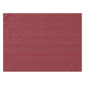Deep Burgundy Red Leaf Pattern Holiday Tablecloth Tafelkleed (Voorkant (Horizontaal))