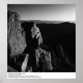 Deep Canyon Desert Research Station van Ansel Adam Poster (Voorkant)