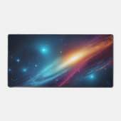 Deep Cosmic Cyan Magenta Abstract Space Nebula (Recto)