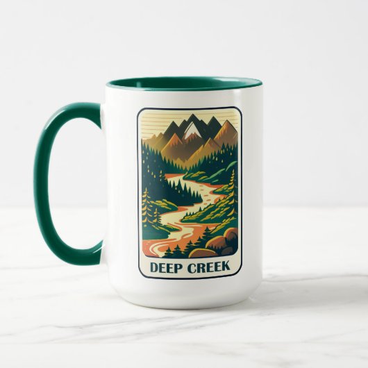 Deep Creek Idaho Kleuren Mok (Links)
