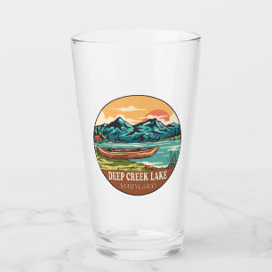 Deep Creek Lake Maryland Boating Vist Embleem Glas