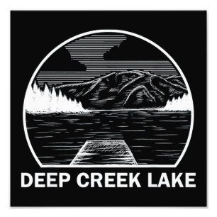 DEEP CREEK LAKE MARYLAND FOTO AFDRUK