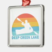Deep Creek Lake Maryland Kayak Metalen Ornament (Links)